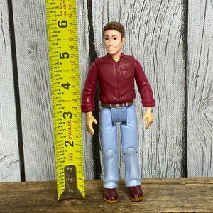 Fisher-Price Loving Family Dollhouse 2006 Dad Father Doll Red Shirt & Blue Jeans